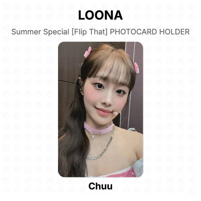 LOONA Summer Special [Flip That] PHOTOCARD HOLDER Official Photocard