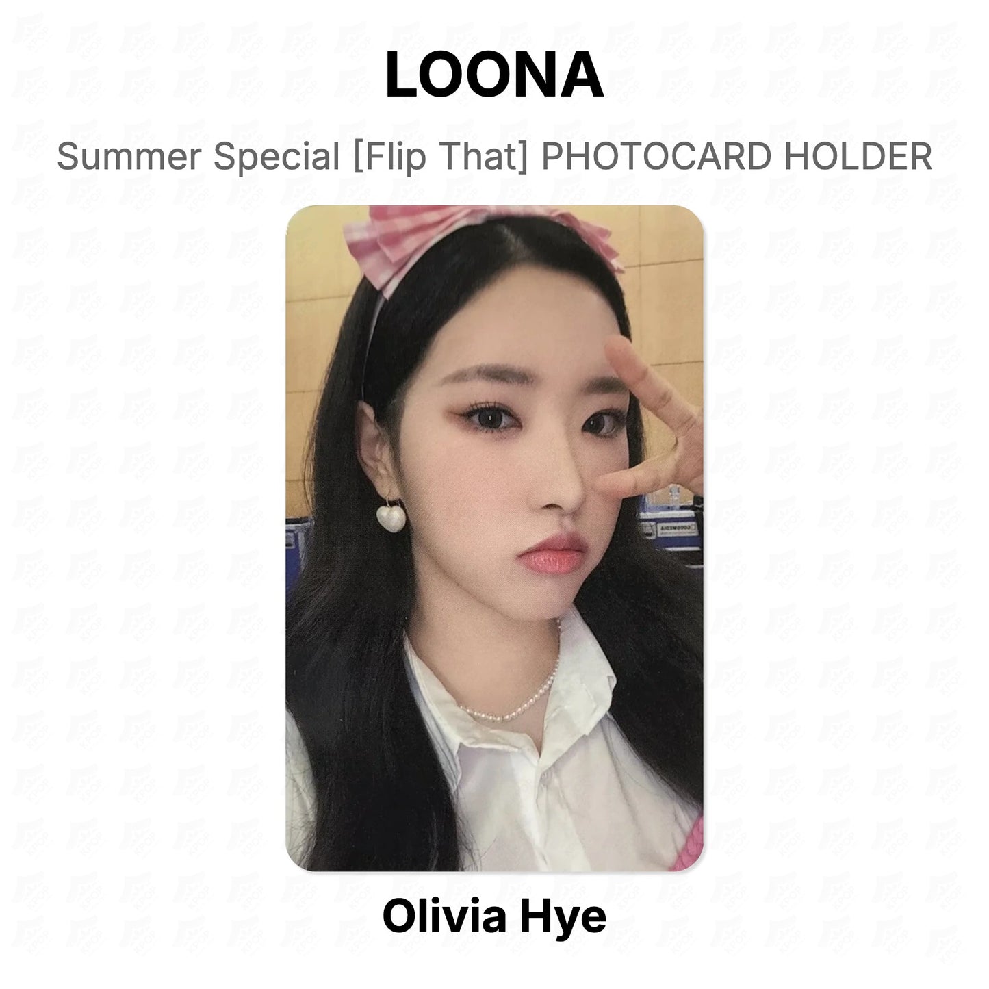 LOONA Summer Special [Flip That] PHOTOCARD HOLDER Official Photocard