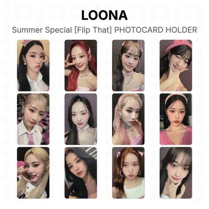 LOONA Summer Special [Flip That] PHOTOCARD HOLDER Official Photocard