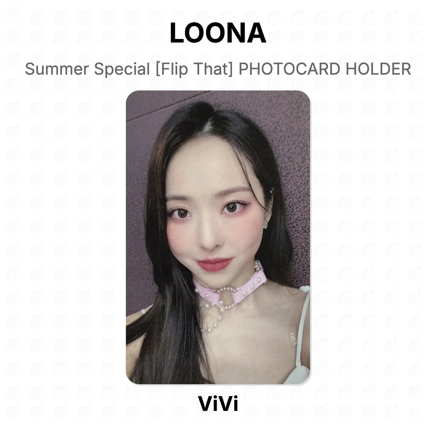 LOONA Summer Special [Flip That] PHOTOCARD HOLDER Official Photocard