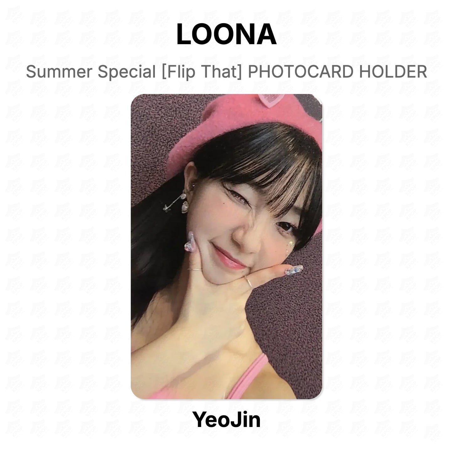 LOONA Summer Special [Flip That] PHOTOCARD HOLDER Official Photocard