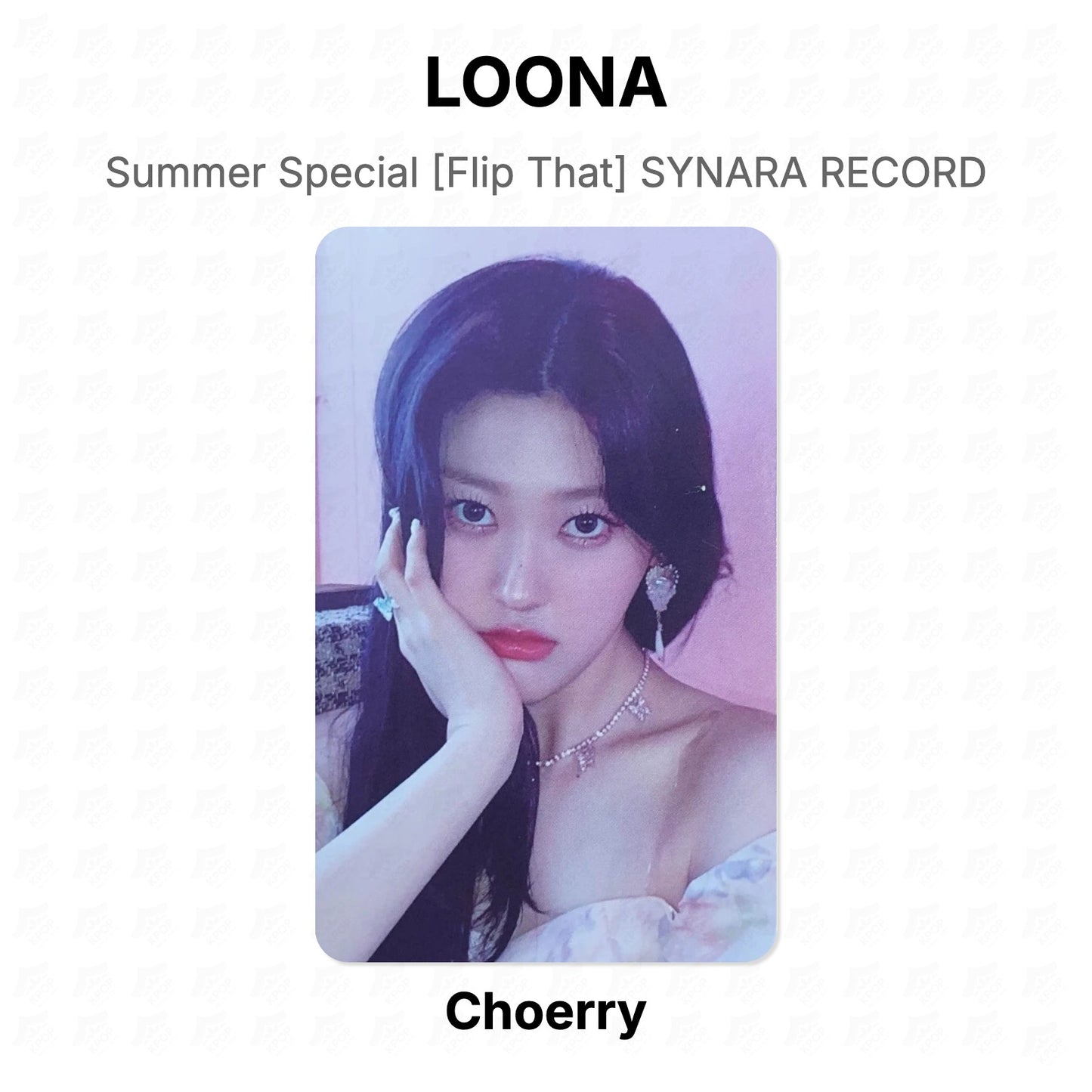 LOONA Summer Special [Flip That] SYNARA RECORD Official Photocard