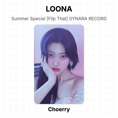 LOONA Summer Special [Flip That] SYNARA RECORD Official Photocard
