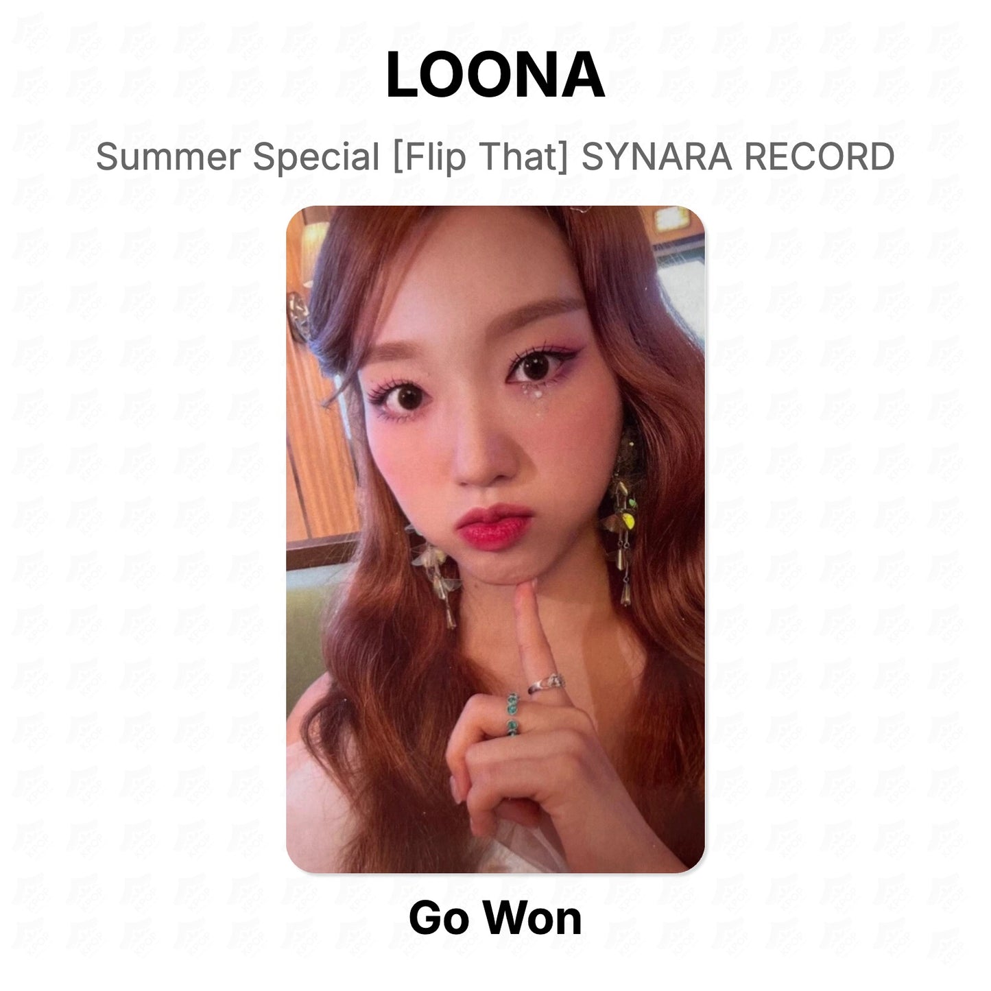 LOONA Summer Special [Flip That] SYNARA RECORD Official Photocard