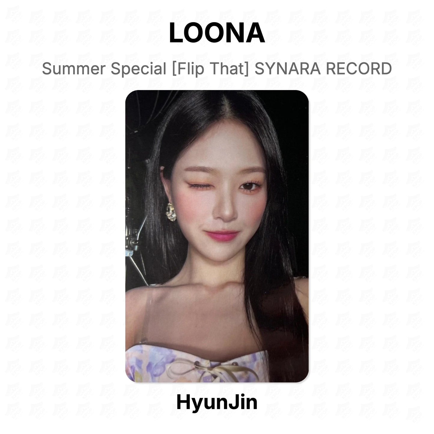 LOONA Summer Special [Flip That] SYNARA RECORD Official Photocard
