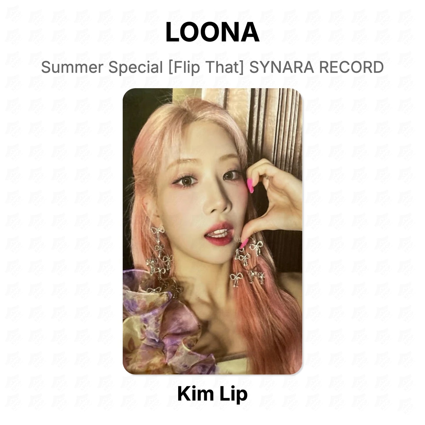 LOONA Summer Special [Flip That] SYNARA RECORD Official Photocard
