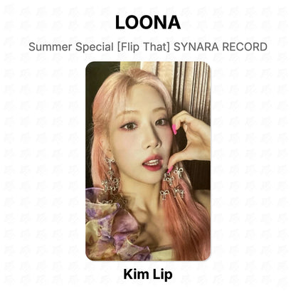 LOONA Summer Special [Flip That] SYNARA RECORD Official Photocard