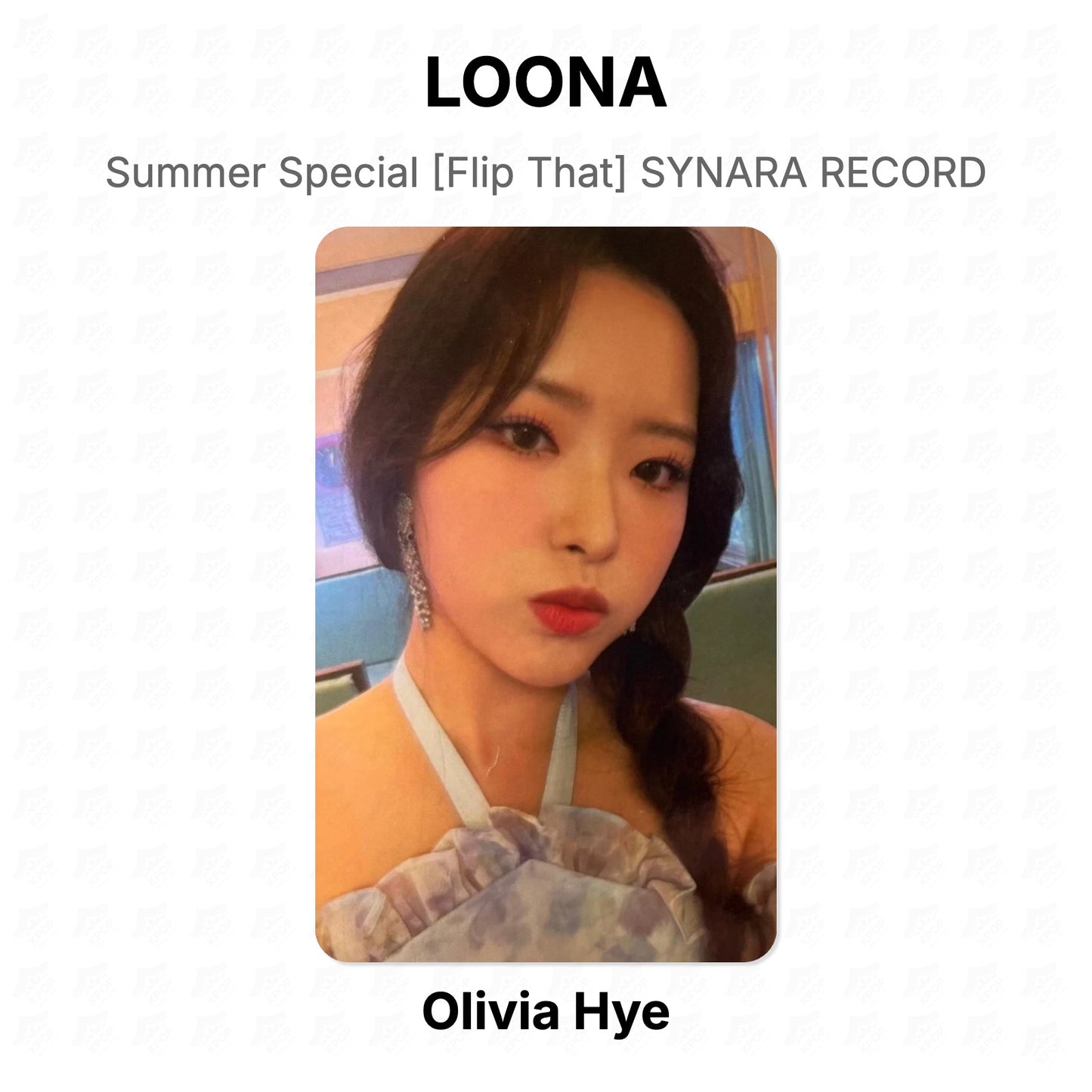 LOONA Summer Special [Flip That] SYNARA RECORD Official Photocard