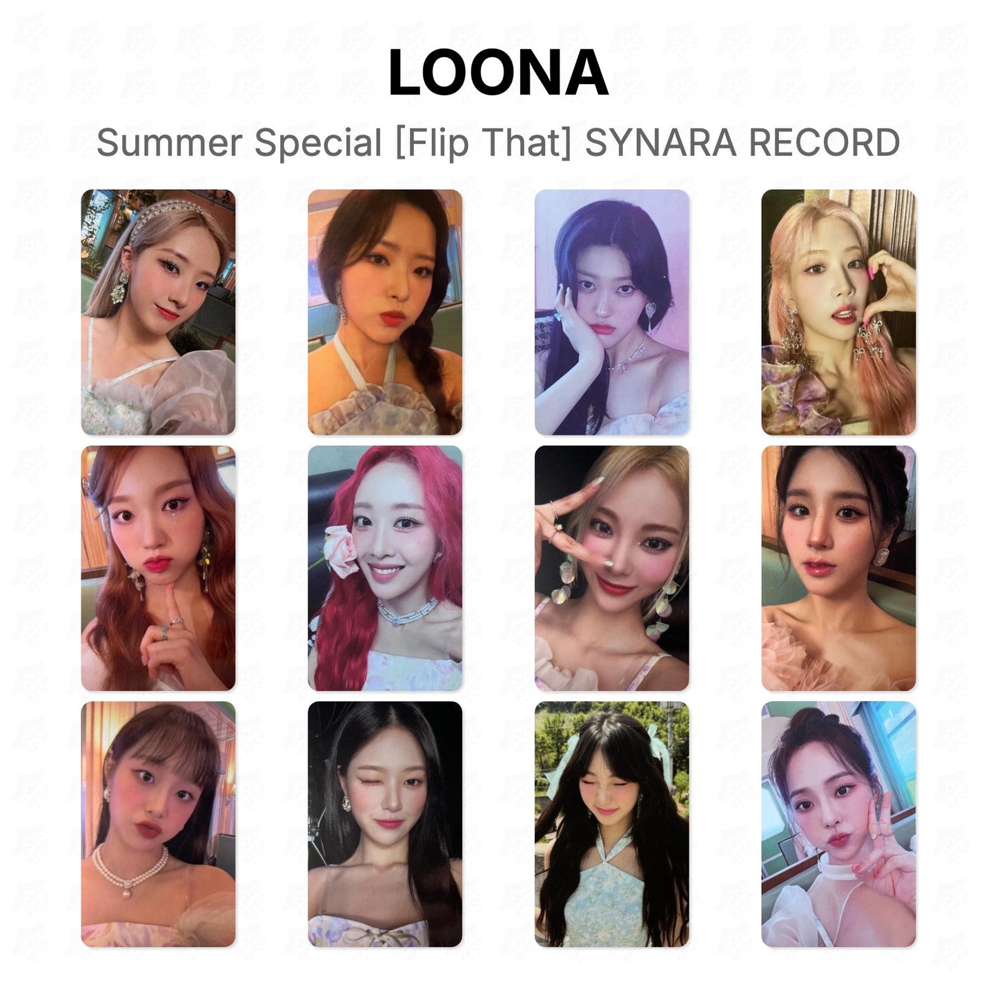 LOONA Summer Special [Flip That] SYNARA RECORD Official Photocard