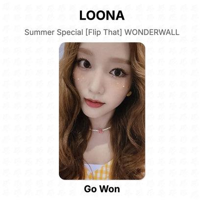 LOONA Summer Special [Flip That] WONDERWALL Official Photocard