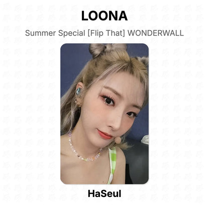 LOONA Summer Special [Flip That] WONDERWALL Official Photocard