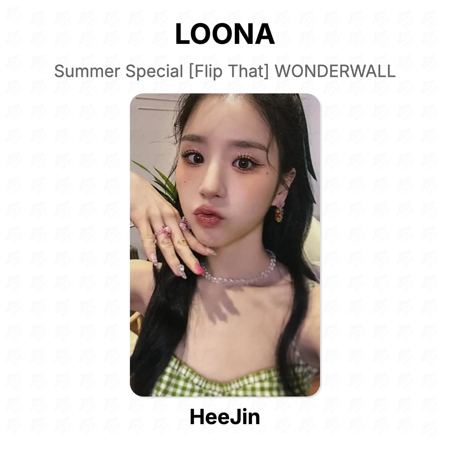 LOONA Summer Special [Flip That] WONDERWALL Official Photocard