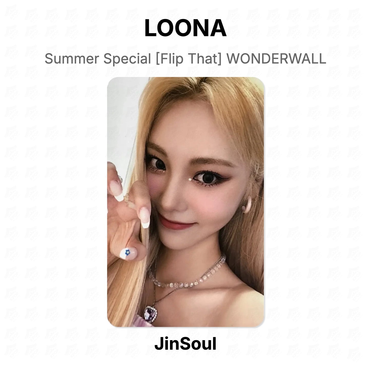 LOONA Summer Special [Flip That] WONDERWALL Official Photocard