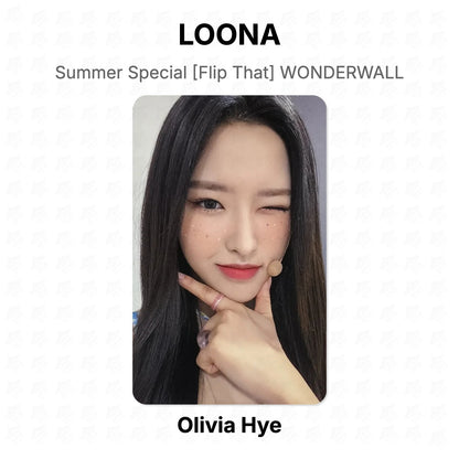 LOONA Summer Special [Flip That] WONDERWALL Official Photocard
