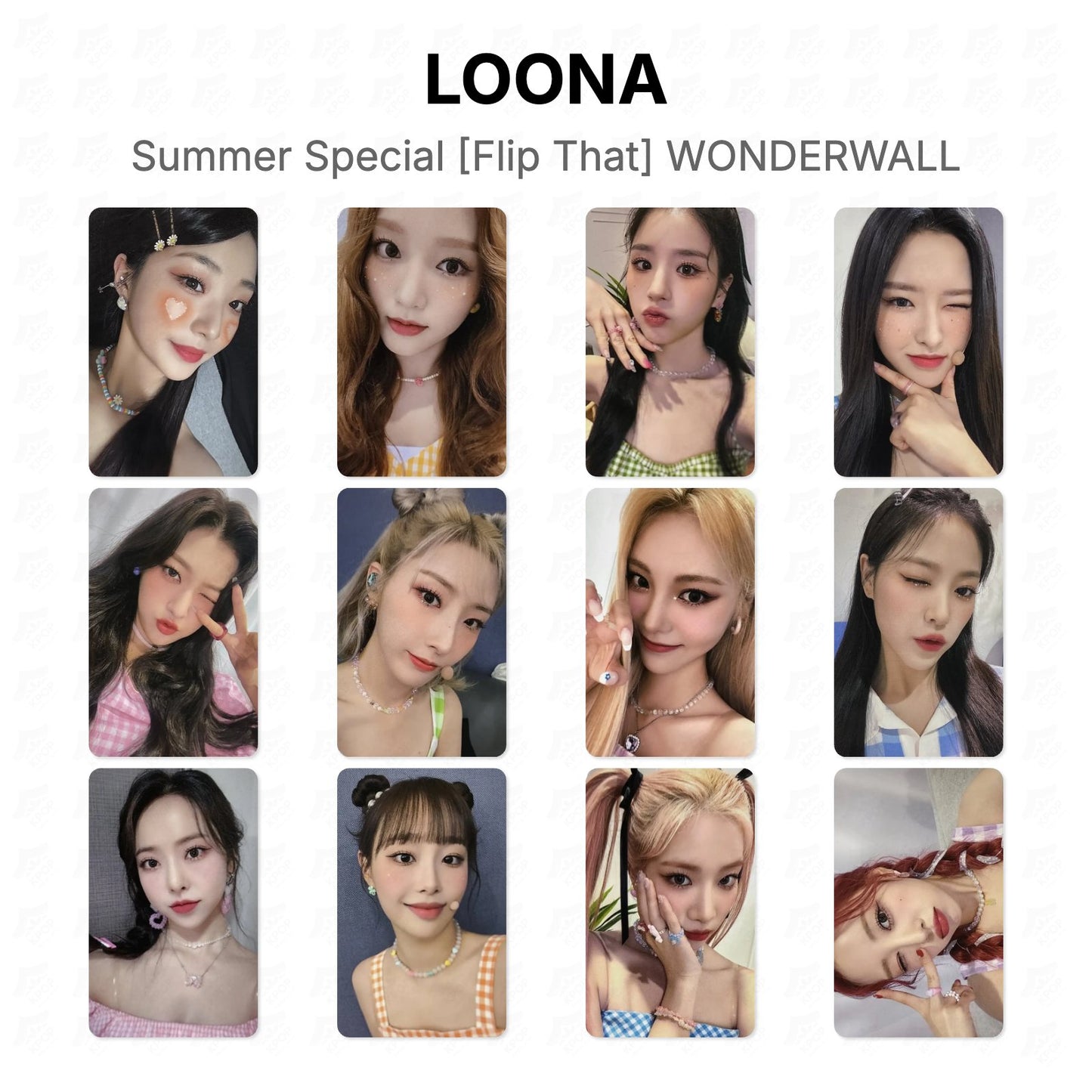 LOONA Summer Special [Flip That] WONDERWALL Official Photocard