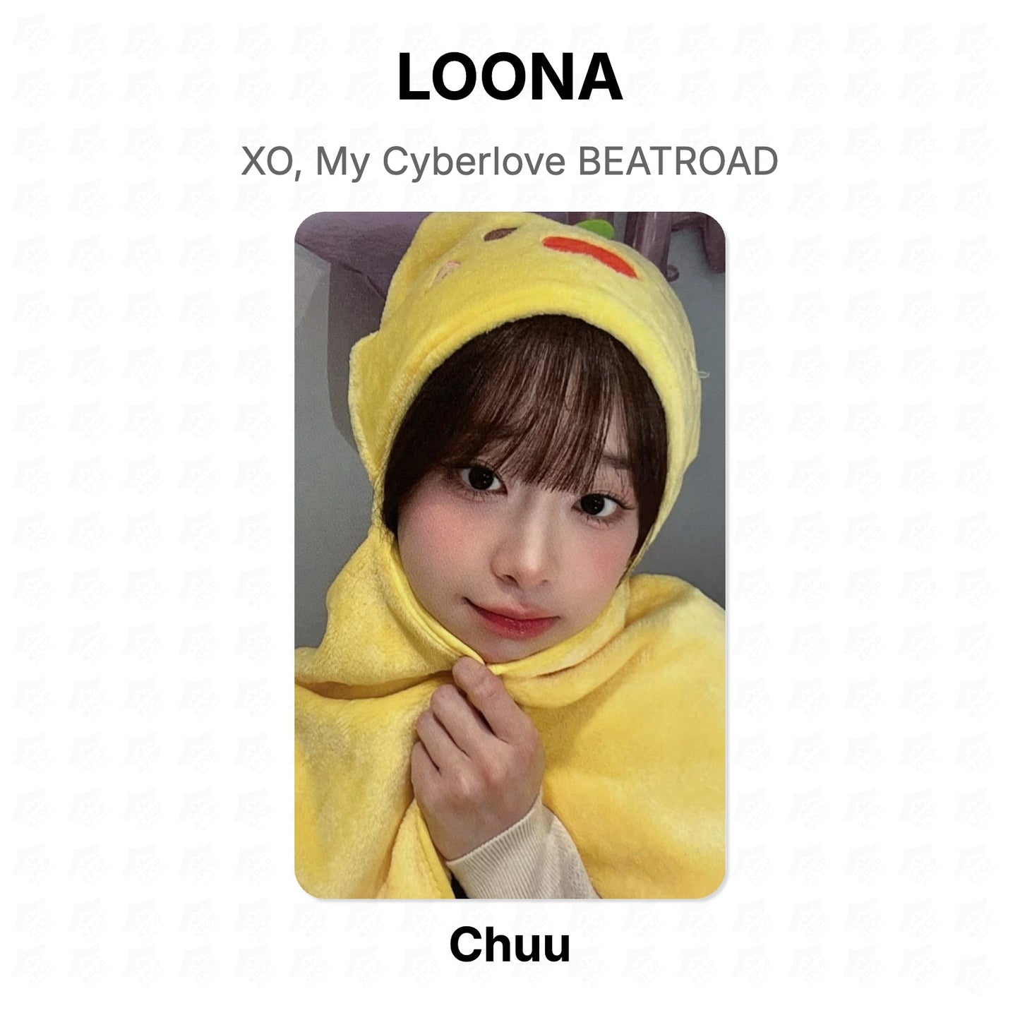 LOONA XO, My Cyberlove BEATROAD Official Photocard