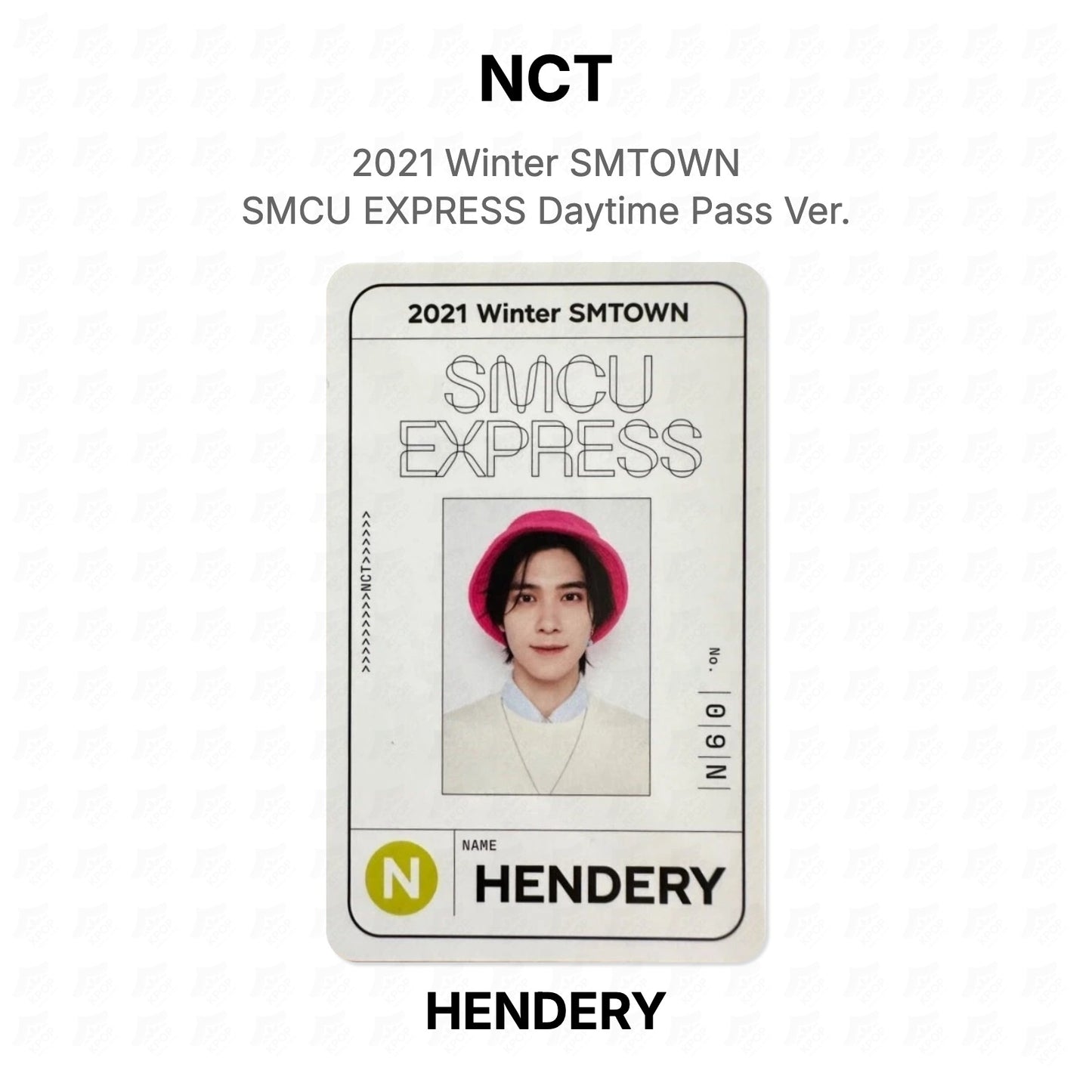 NCT 2021 Winter SMTOWN : SMCU EXPRESS Daytime Pass Ver. Official Photocard