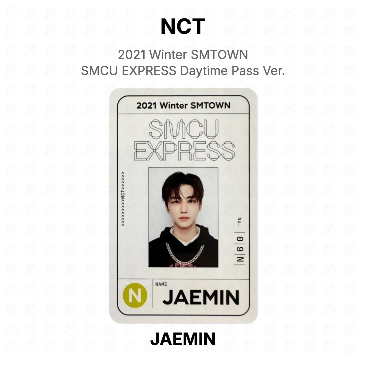 NCT 2021 Winter SMTOWN : SMCU EXPRESS Daytime Pass Ver. Official Photocard