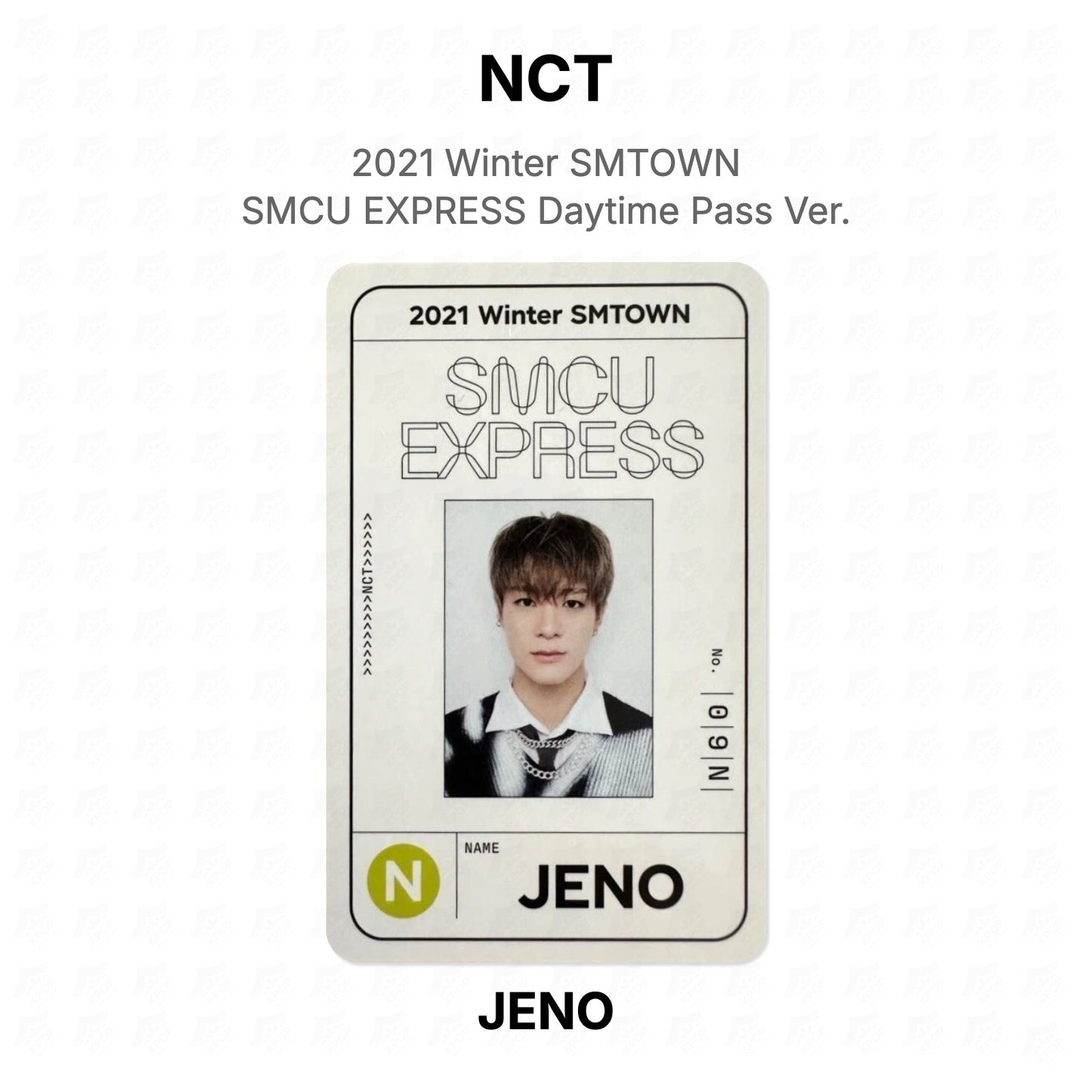 NCT 2021 Winter SMTOWN : SMCU EXPRESS Daytime Pass Ver. Official Photocard