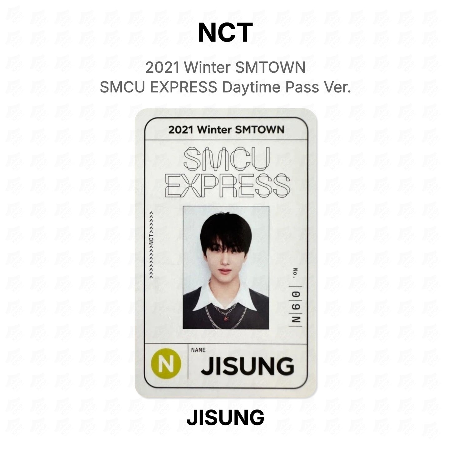 NCT 2021 Winter SMTOWN : SMCU EXPRESS Daytime Pass Ver. Official Photocard