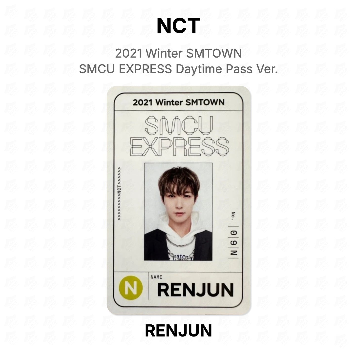 NCT 2021 Winter SMTOWN : SMCU EXPRESS Daytime Pass Ver. Official Photocard