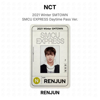 NCT 2021 Winter SMTOWN : SMCU EXPRESS Daytime Pass Ver. Official Photocard