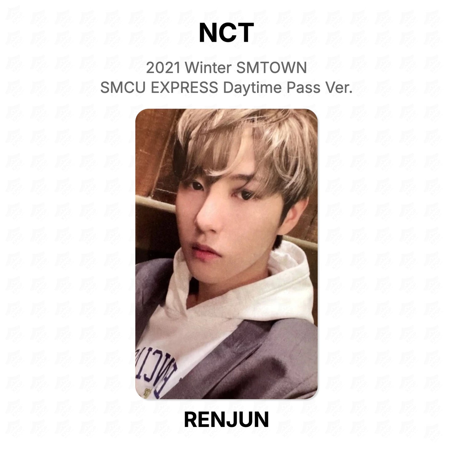 NCT 2021 Winter SMTOWN : SMCU EXPRESS Daytime Pass Ver. Official Photocard