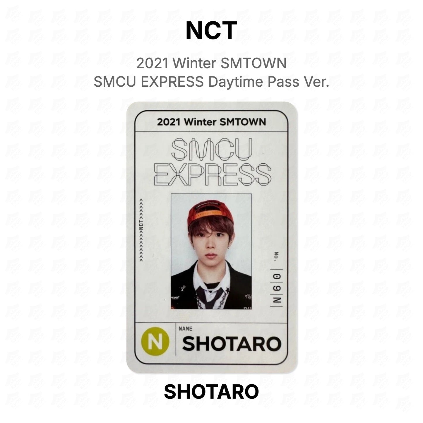 NCT 2021 Winter SMTOWN : SMCU EXPRESS Daytime Pass Ver. Official Photocard