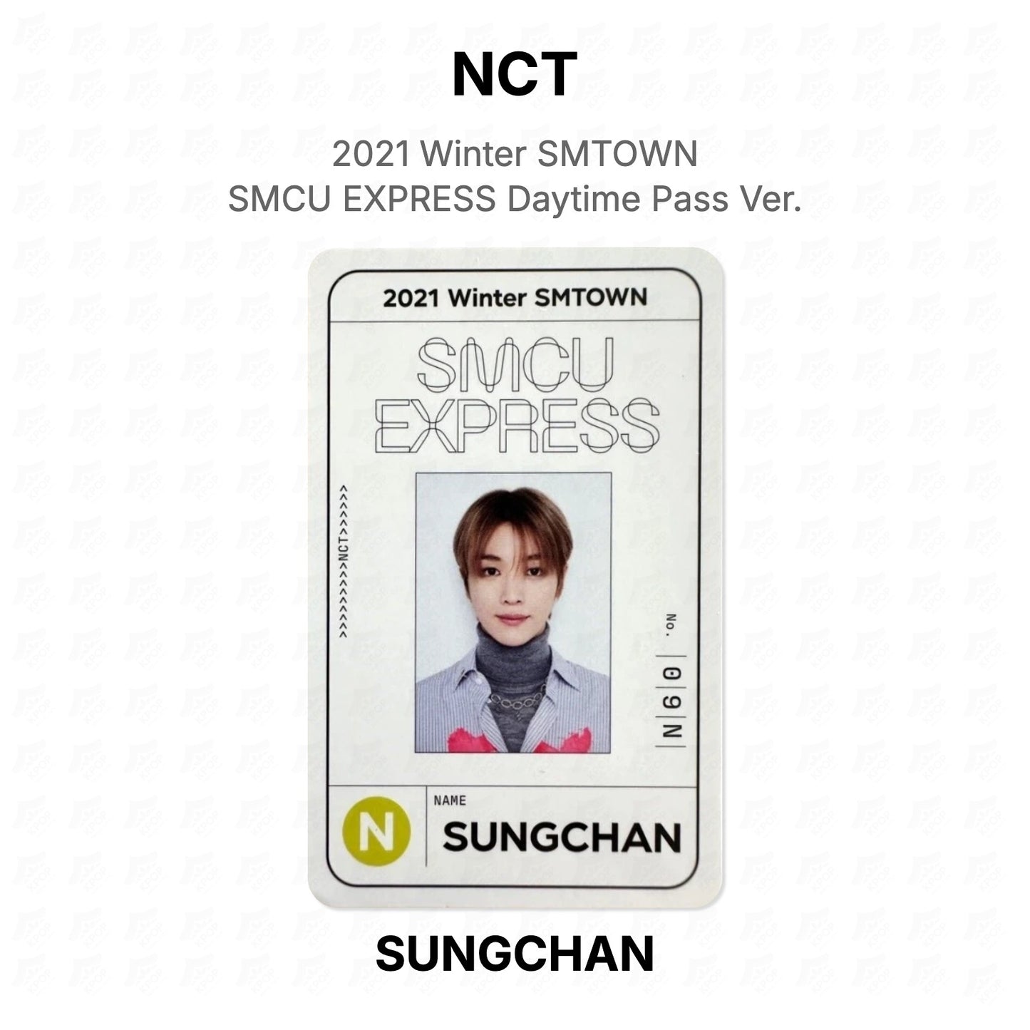 NCT 2021 Winter SMTOWN : SMCU EXPRESS Daytime Pass Ver. Official Photocard