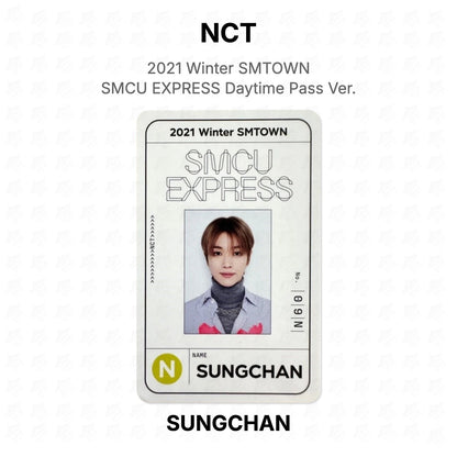 NCT 2021 Winter SMTOWN : SMCU EXPRESS Daytime Pass Ver. Official Photocard