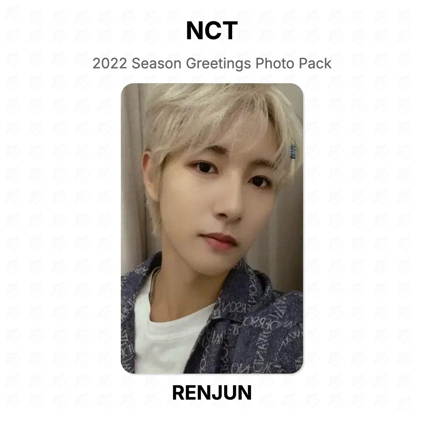 NCT 2022 Season Greetings Photo Pack Official Photocard