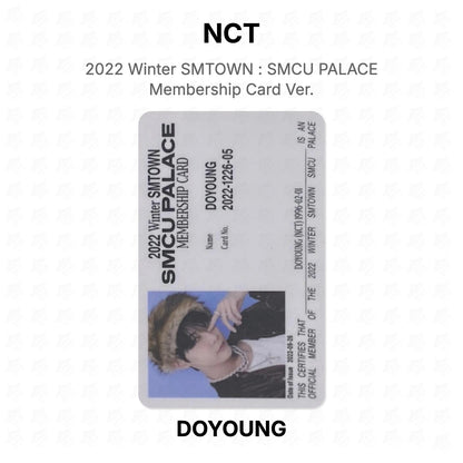 NCT 2022 Winter SMTOWN : SMCU PALACE Membership Card Ver. Official Photocard