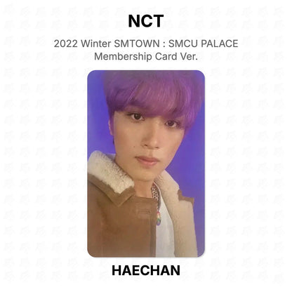 NCT 2022 Winter SMTOWN : SMCU PALACE Membership Card Ver. Official Photocard