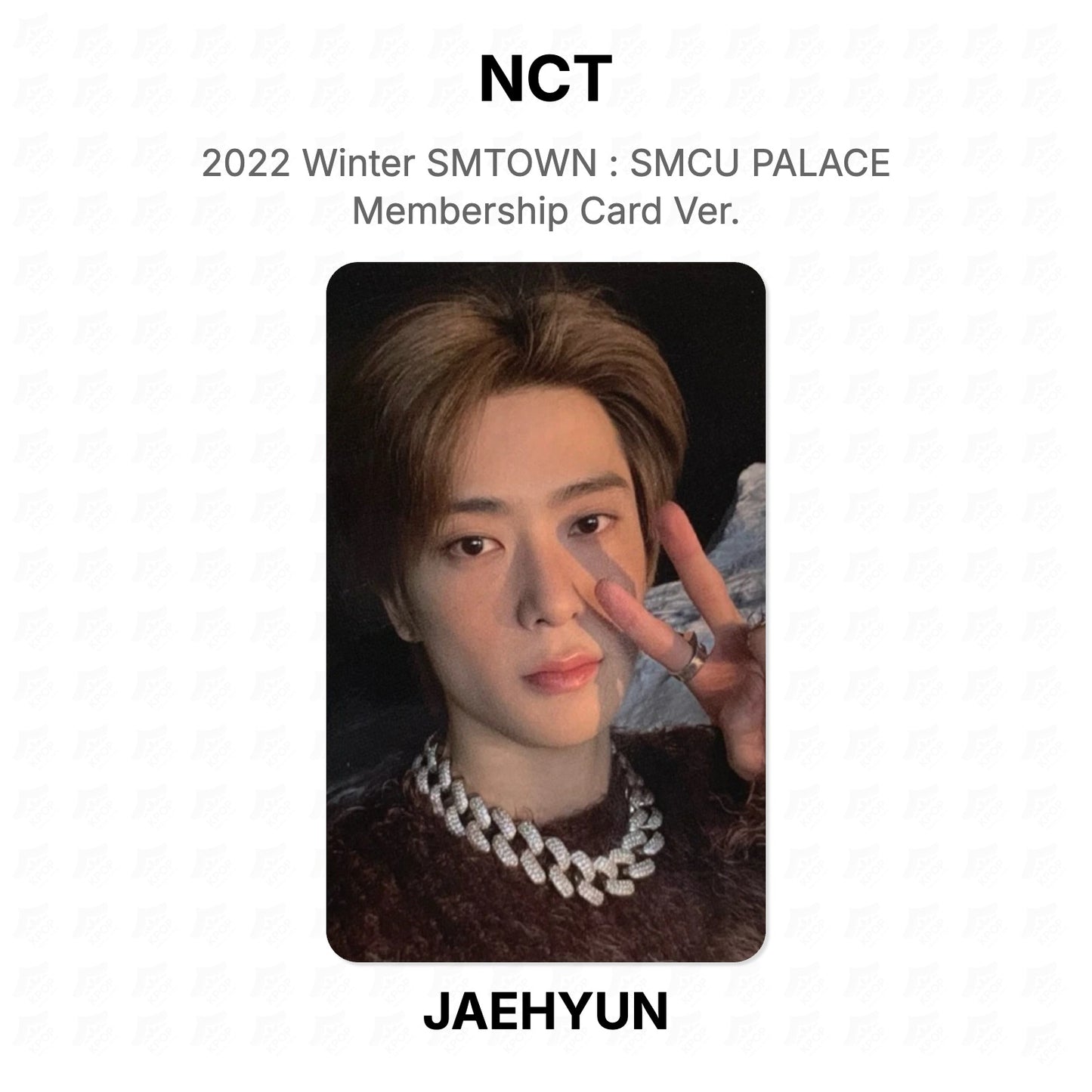 NCT 2022 Winter SMTOWN : SMCU PALACE Membership Card Ver. Official Photocard
