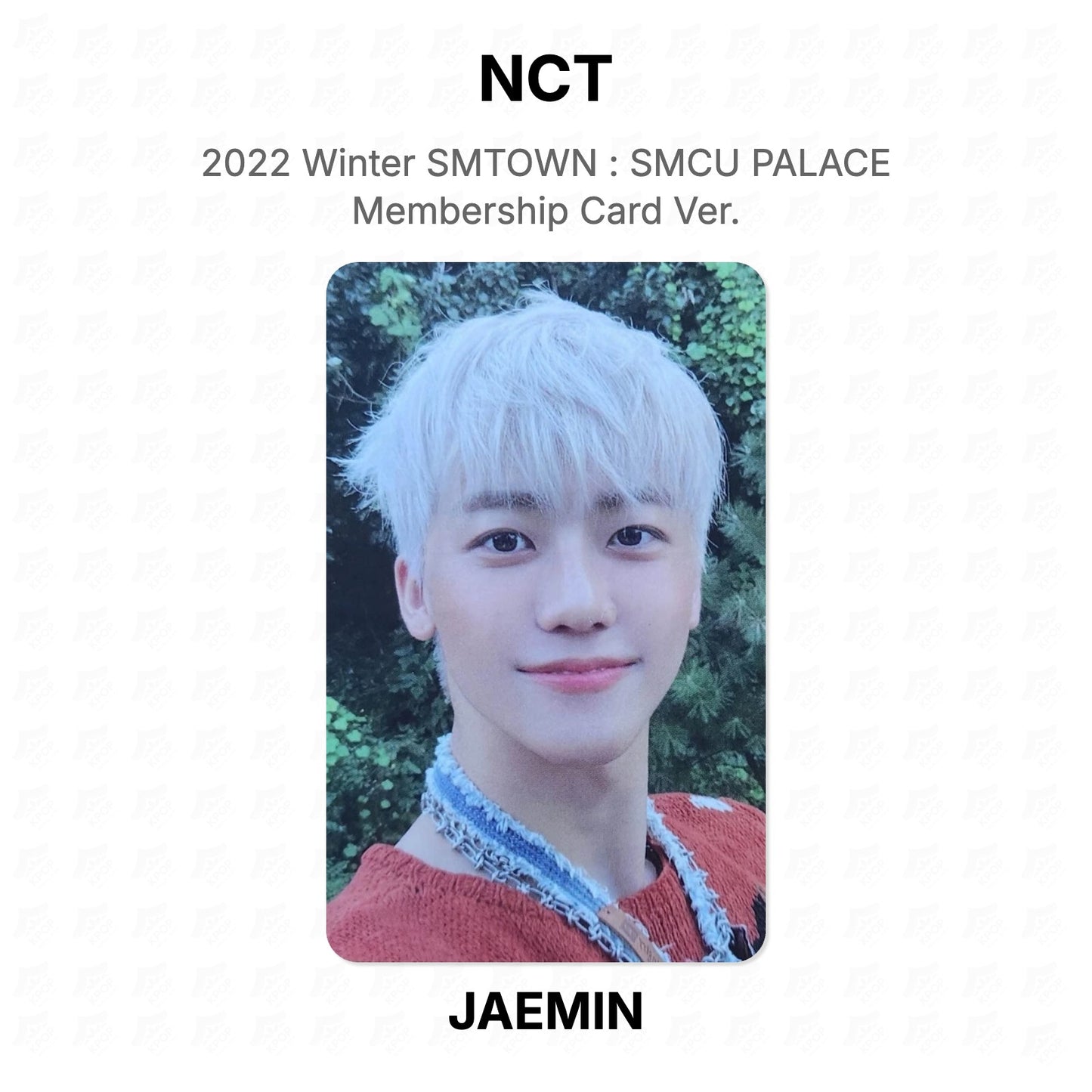 NCT 2022 Winter SMTOWN : SMCU PALACE Membership Card Ver. Official Photocard