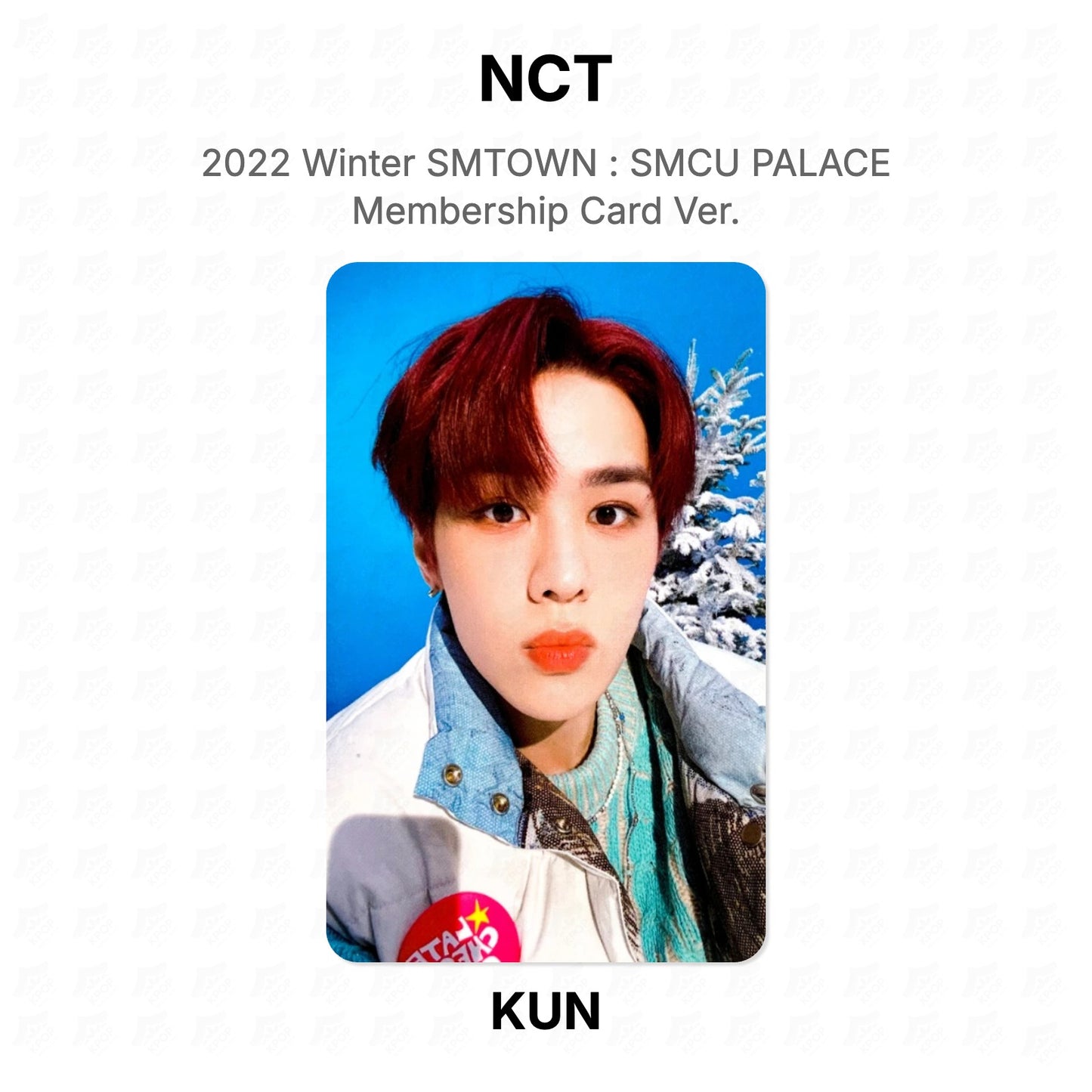 NCT 2022 Winter SMTOWN : SMCU PALACE Membership Card Ver. Official Photocard