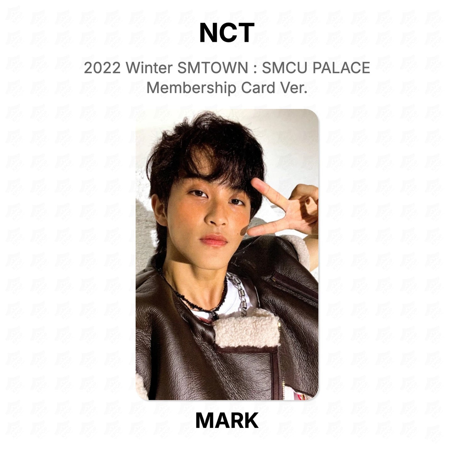 NCT 2022 Winter SMTOWN : SMCU PALACE Membership Card Ver. Official Photocard