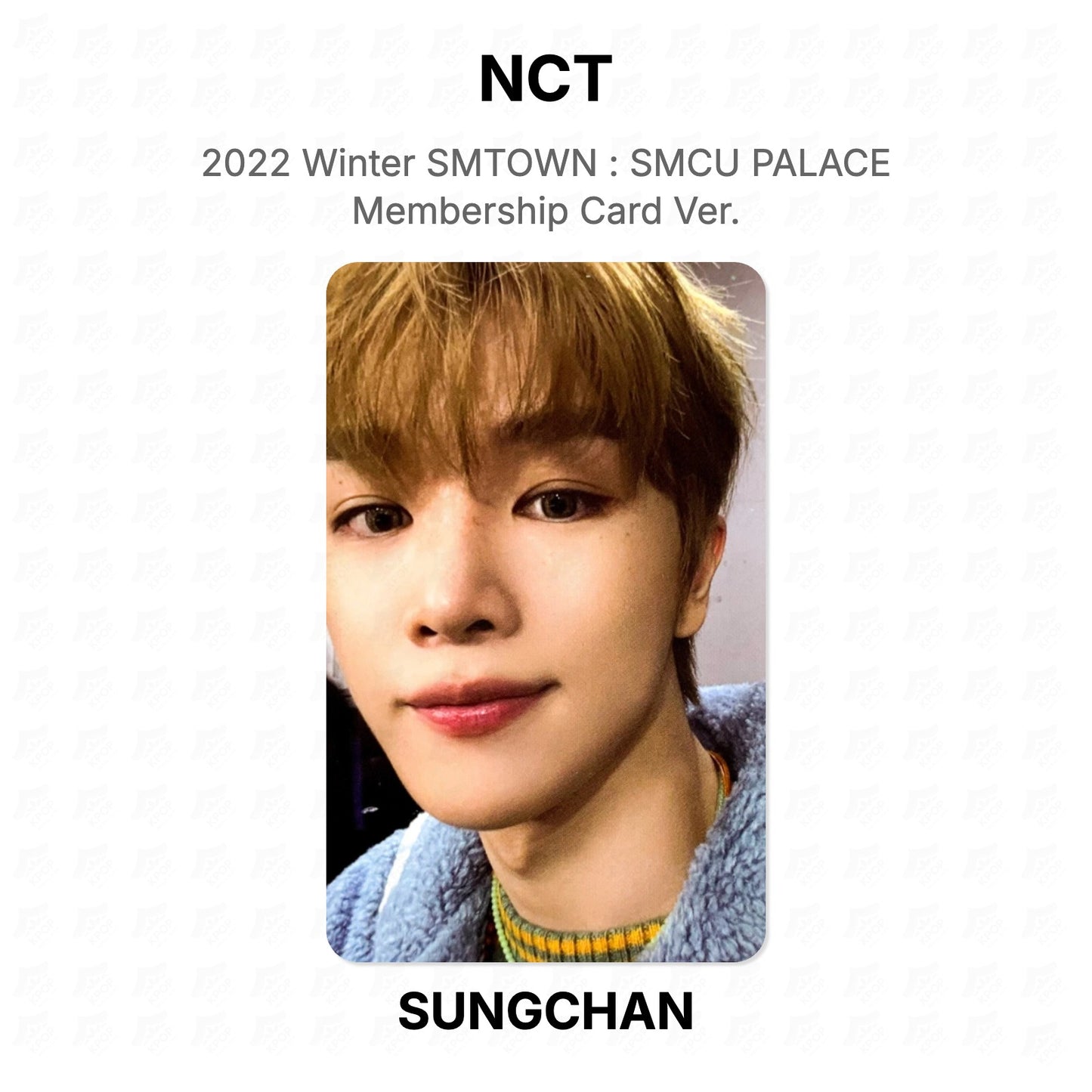 NCT 2022 Winter SMTOWN : SMCU PALACE Membership Card Ver. Official Photocard