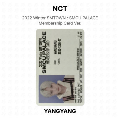 NCT 2022 Winter SMTOWN : SMCU PALACE Membership Card Ver. Official Photocard