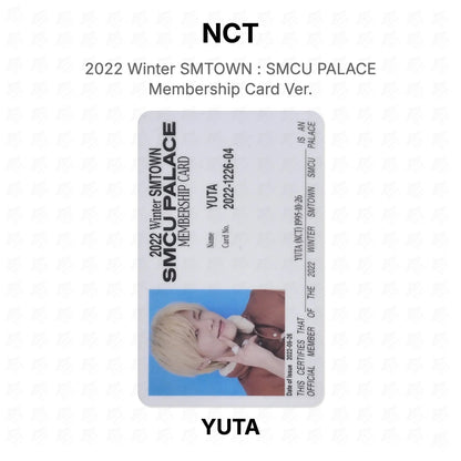 NCT 2022 Winter SMTOWN : SMCU PALACE Membership Card Ver. Official Photocard