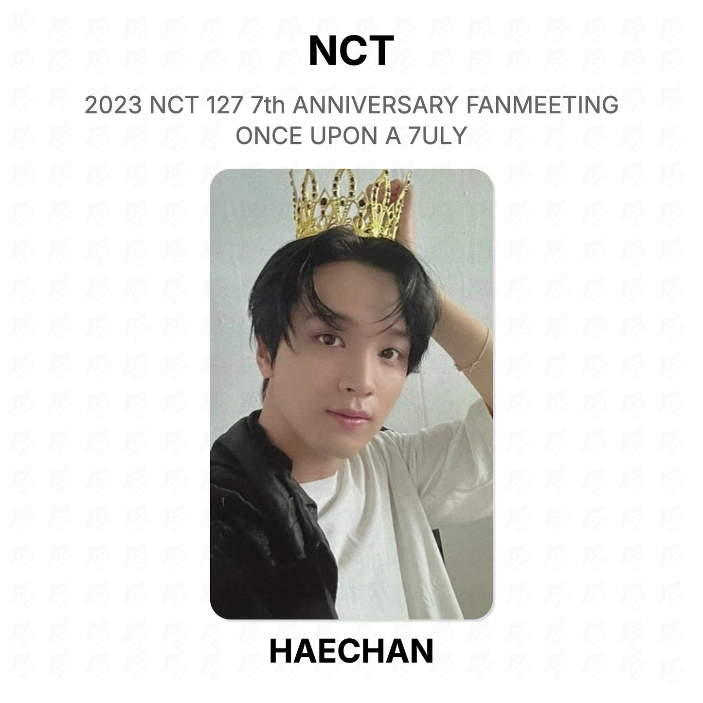 NCT 2023 NCT 127 7th ANNIVERSARY FANMEETING ONCE UPON A 7ULY Official Photocard