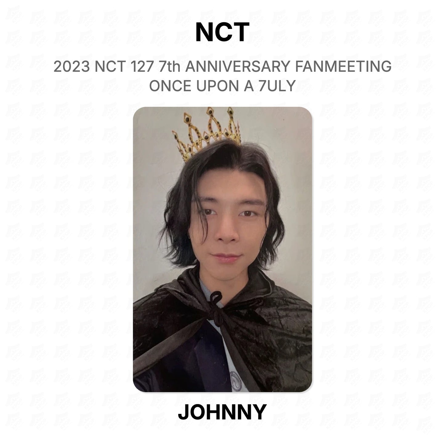 NCT 2023 NCT 127 7th ANNIVERSARY FANMEETING ONCE UPON A 7ULY Official Photocard