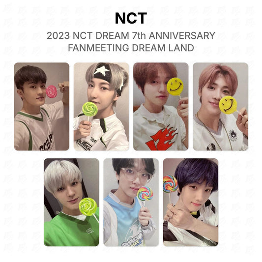 NCT 2023 NCT DREAM 7th ANNIVERSARY FANMEETING DREAM LAND Official Photocard