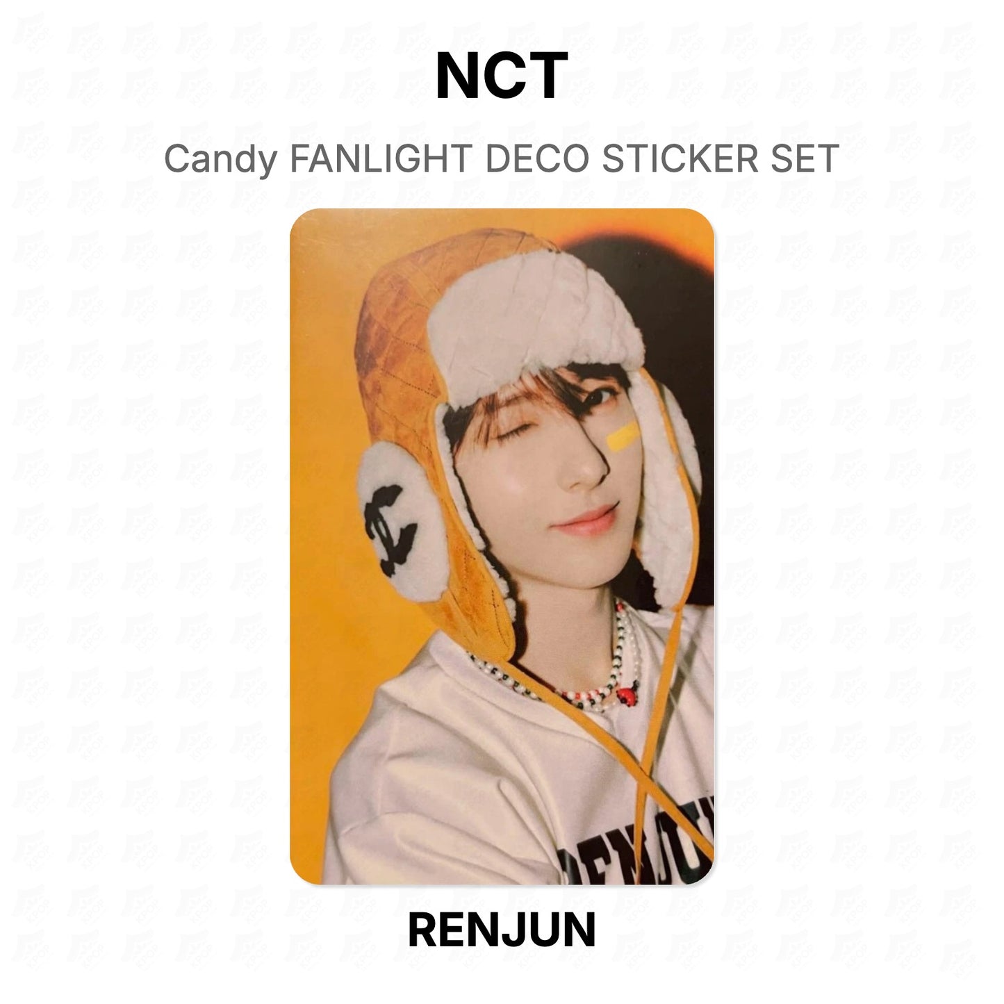NCT Candy FANLIGHT DECO STICKER SET Official Photocard