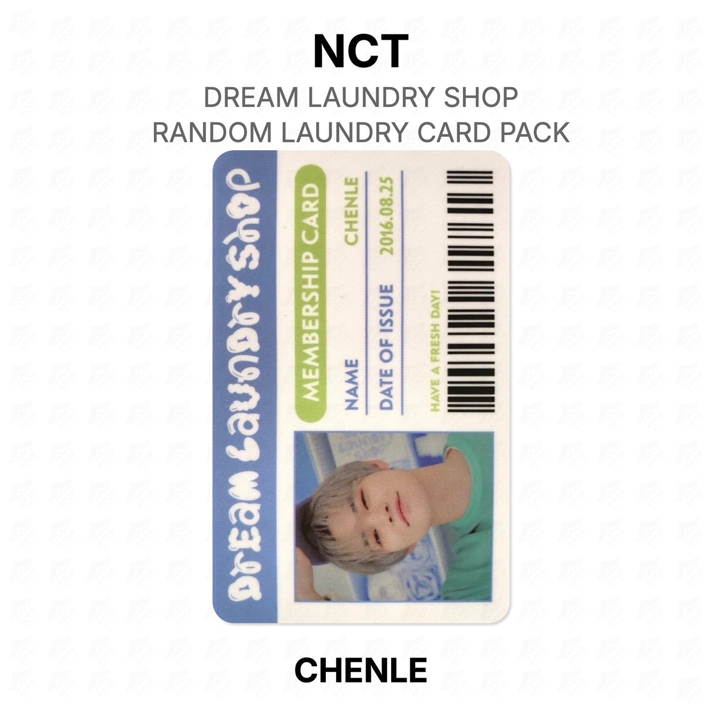 NCT DREAM LAUNDRY SHOP RANDOM LAUNDRY CARD PACK Official Photocard
