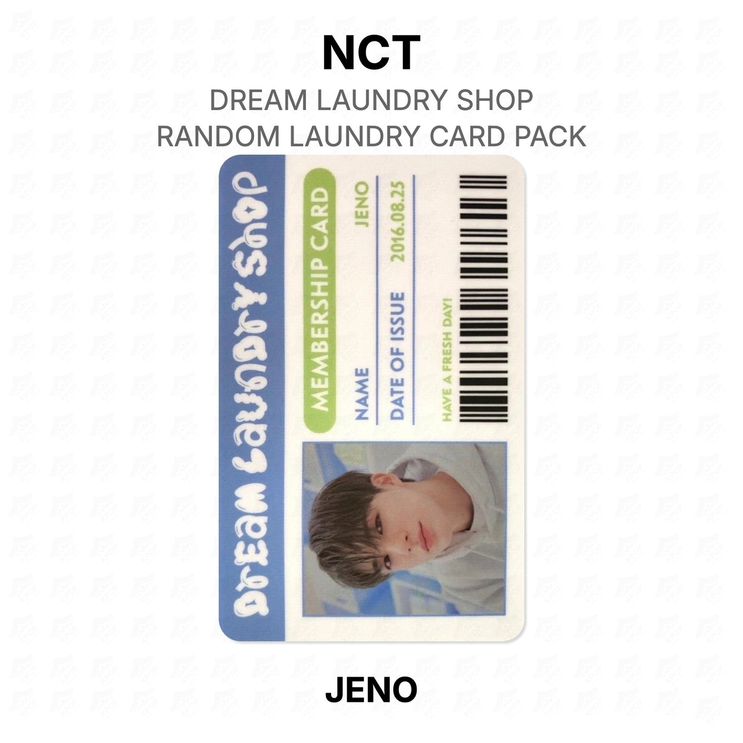 NCT DREAM LAUNDRY SHOP RANDOM LAUNDRY CARD PACK Official Photocard