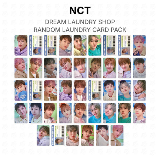 NCT DREAM LAUNDRY SHOP RANDOM LAUNDRY CARD PACK Official Photocard