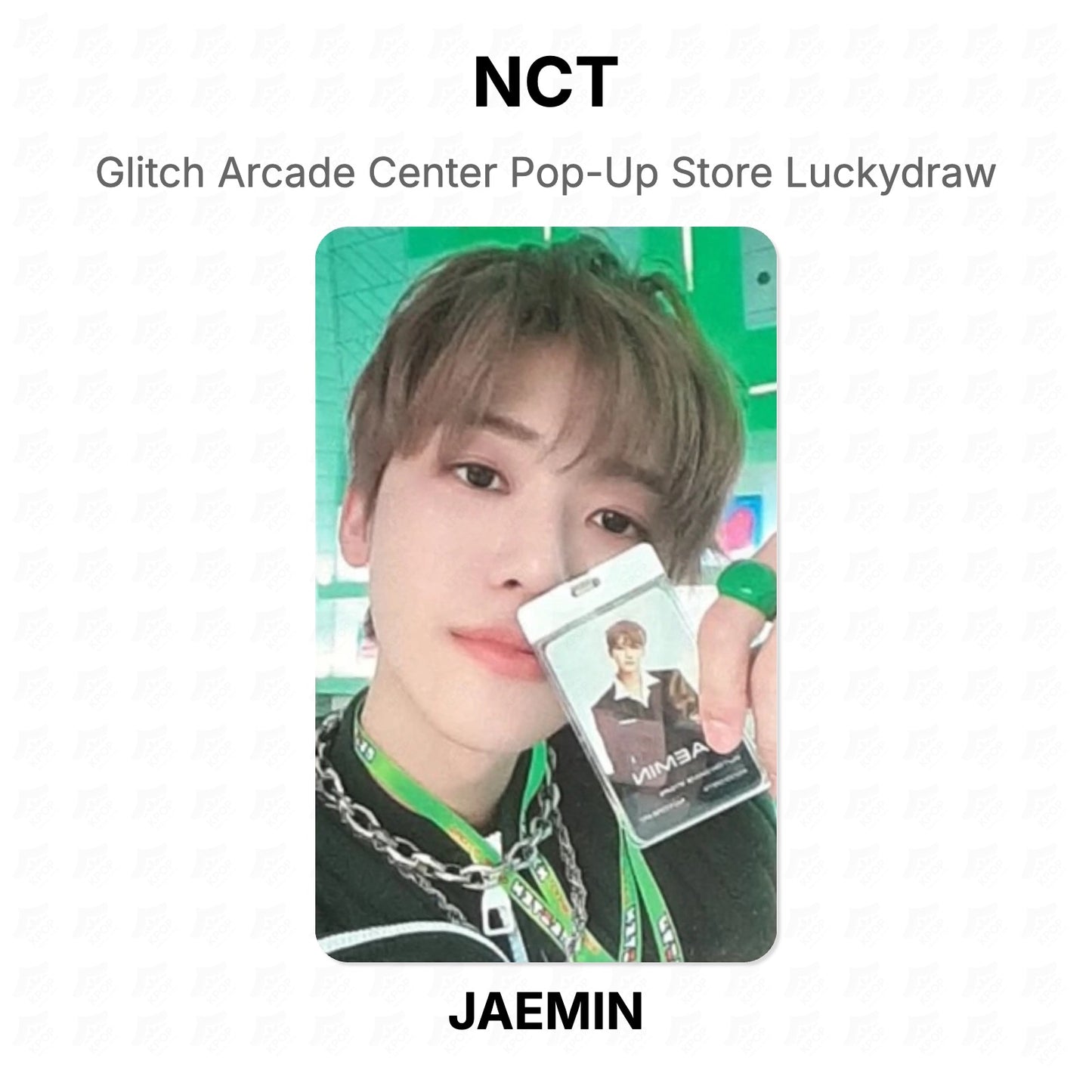 NCT Glitch Arcade Center Pop-Up Store Luckydraw Official Photocard
