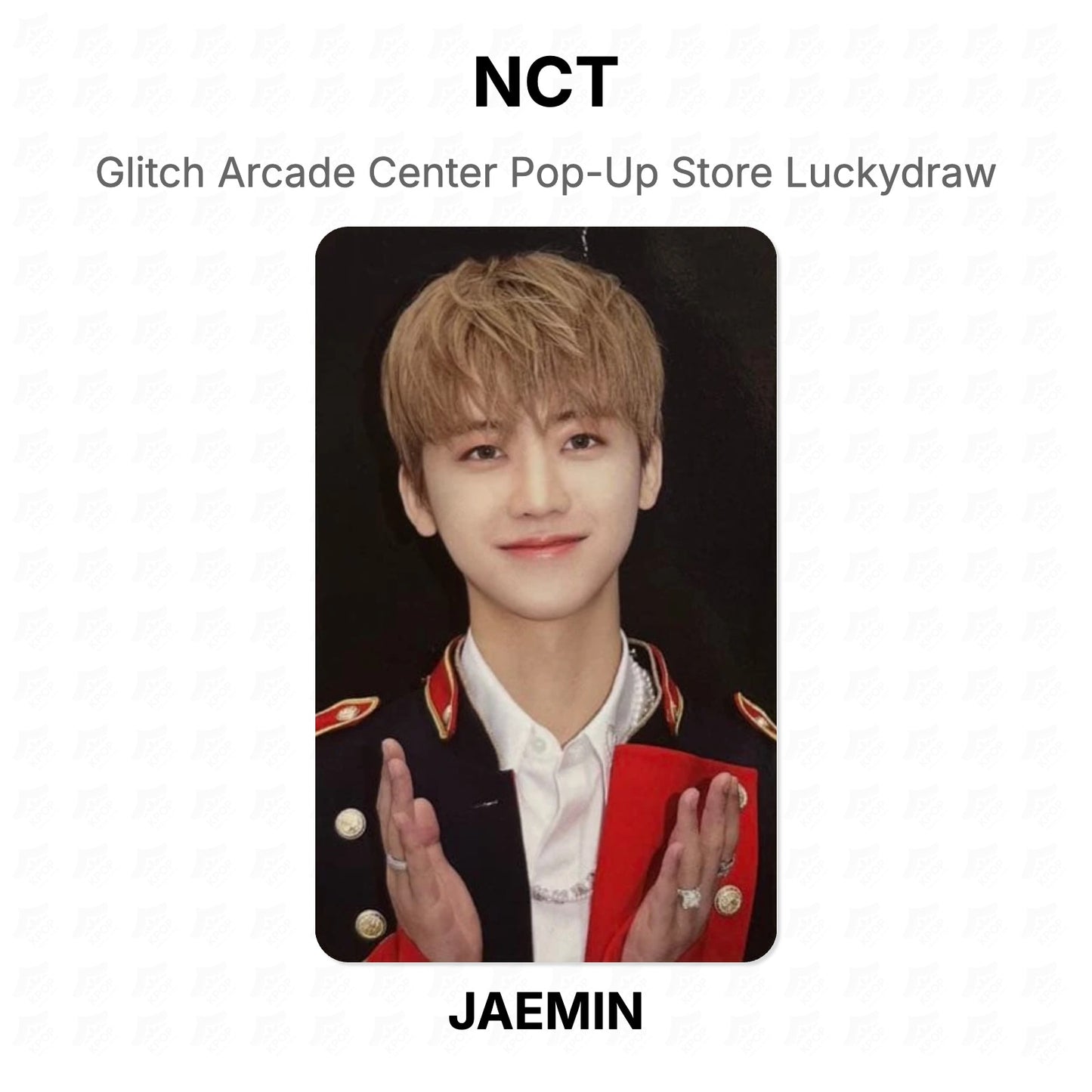NCT Glitch Arcade Center Pop-Up Store Luckydraw Official Photocard