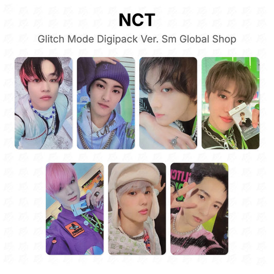 NCT Glitch Mode Digipack Ver. Sm Global Shop Official Photocard